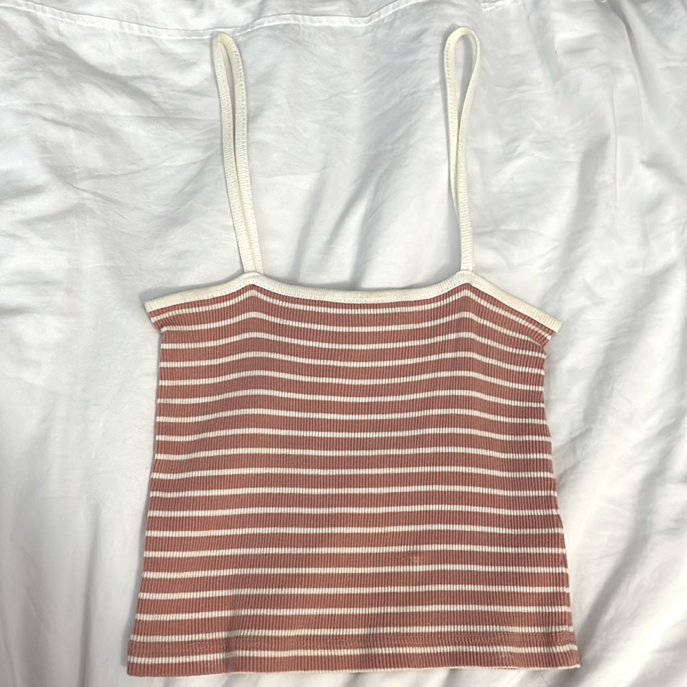 Brandy Melville striped tank top, size S